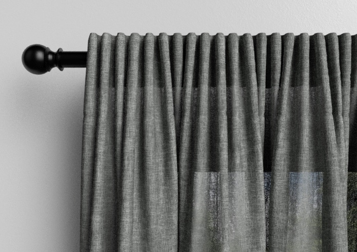 Kalahari Voile, Cool Grey - Made to Measure Curtains - Image 9